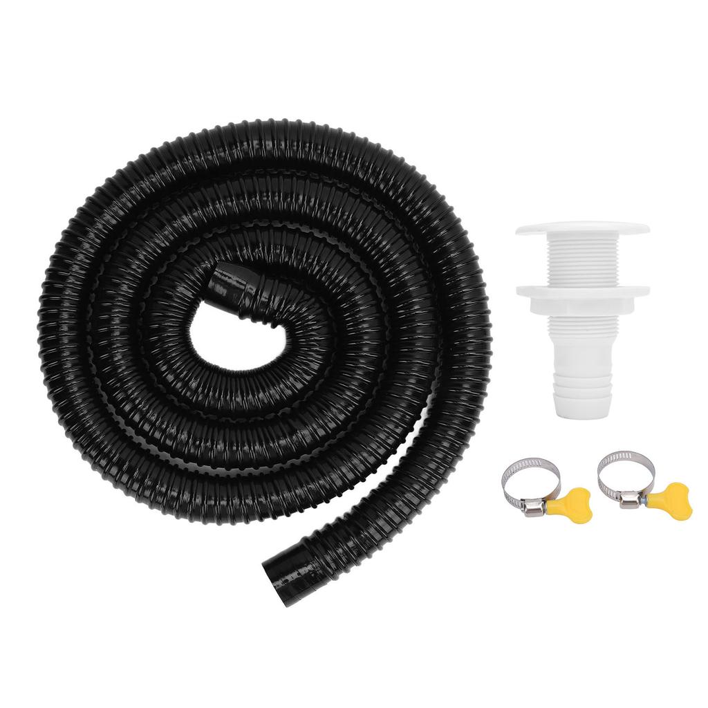 1100GPH Bilge Pump Installation Kit Efficient Drainage Pressure Resistant 1.14in Diameter 6.56ft Bilge Pump Hose with 2