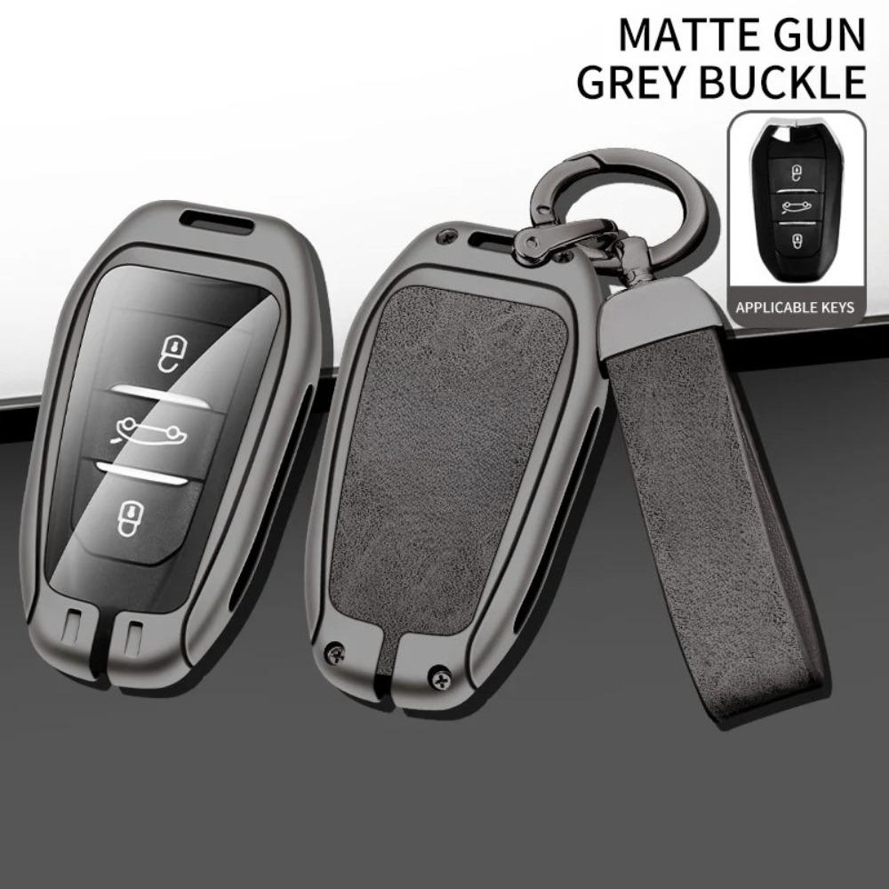 Zinc Alloy Car Key Case Cover Shell for DS DS7 DS5 DS6 DS9 New Energy DS4 Dias Protective Key Chain Bag Keyless Auto Accessories