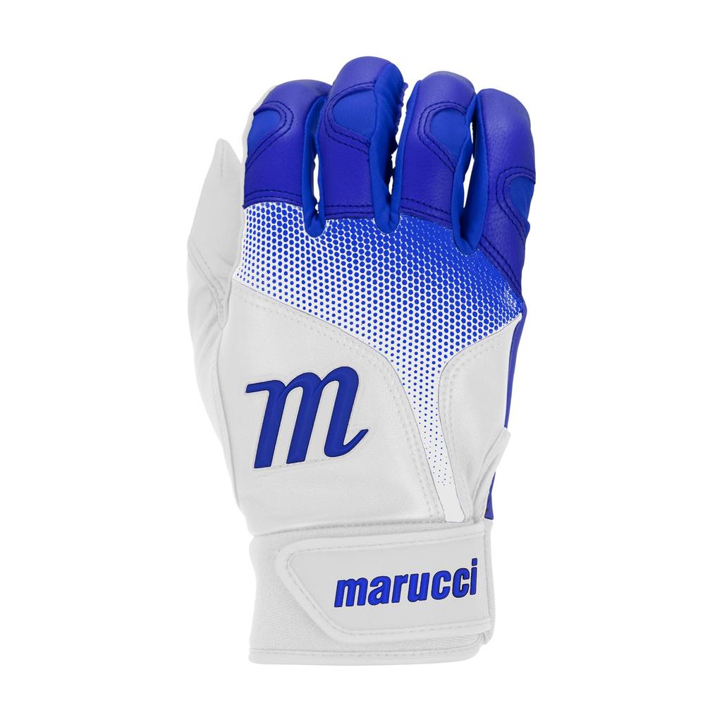 Marucci Sports PWR Fade Batting Gloves White Royal AS