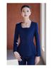 Elegant Women's Autumn/Winter Suit Set for Hotel Receptionist and Beauty Salon Workwear