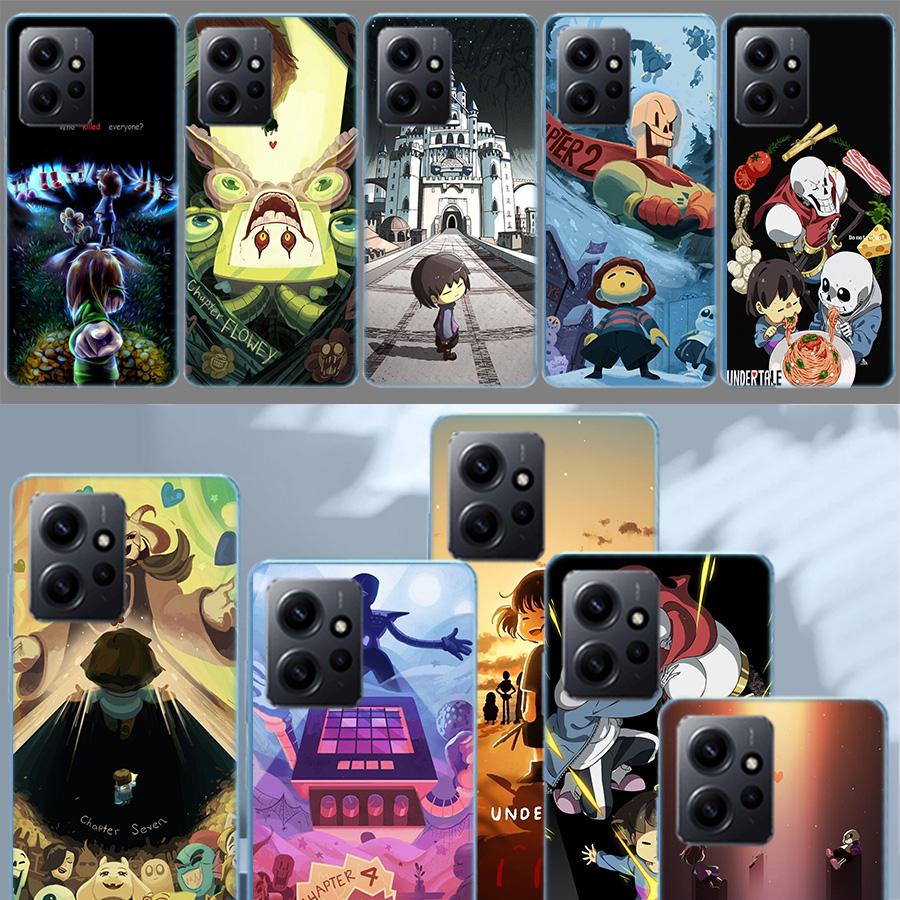 Chapter art Undertale Phone Case For Redmi Note 14 15 Pro 5G 13 12 Pro Plus 11 11T 11E 11S 10 Pro 10S 9 9S Cover Cell Clear TPU