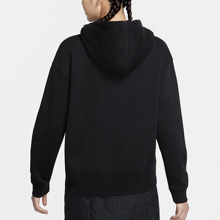 Nike Ropa Deportiva Casual Sudadera con Capucha de Forro Polar para Mujer Negro CZ2591-010