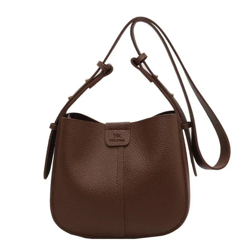 

High-quality Solid PU Women s Shoulder Bags Fashionable Sweet Crossbody Bag Large Capacity Composite Bag