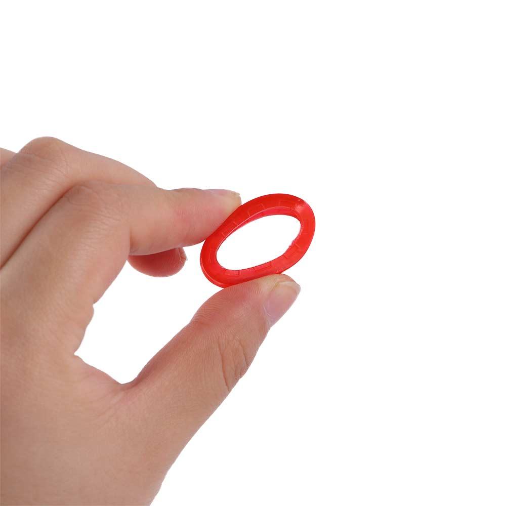 8pcs 8pcs Soft Home Round Mixed Color Keys Cap Silicone Keyring Key Covers
