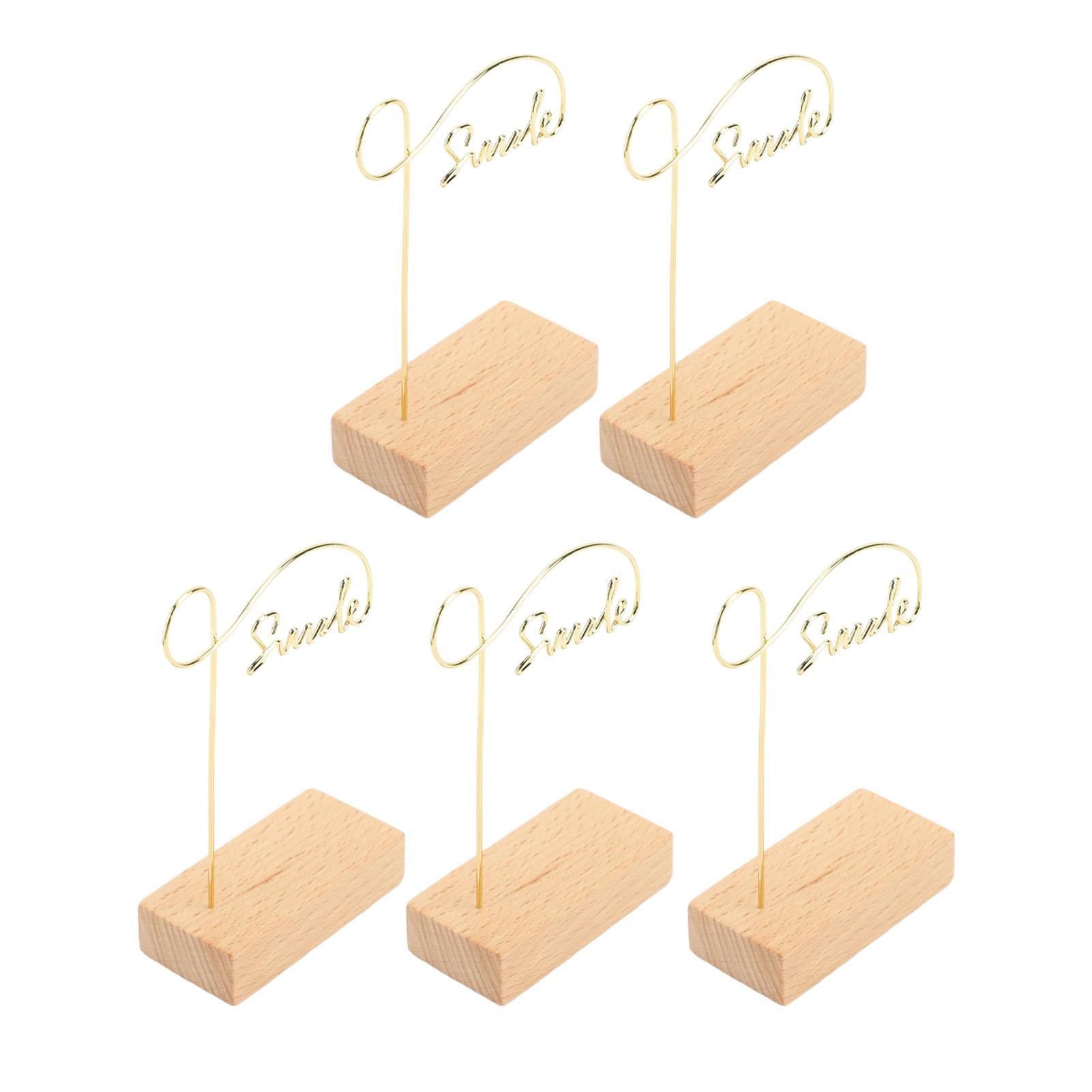 

5 шт. Подставка для сережек Изысканная подставка для ювелирных изделий Держатель Устойчивая прямоугольная основа для хранения сережек