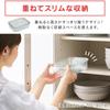 Iris Ohyama Glass Storage and Clear Black TGS-2S Heat-Resistant Containers, 2-Piece Set, Airtight, Leak-Resistant, Freezer-Safe, Dishwasher-Safe,