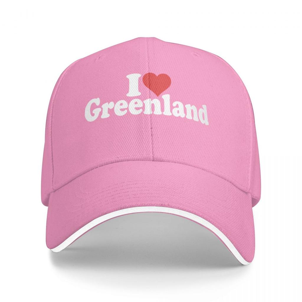Baseball Caps I Love Heart Greenland Casquette Men Women Outdoor Summer Hats