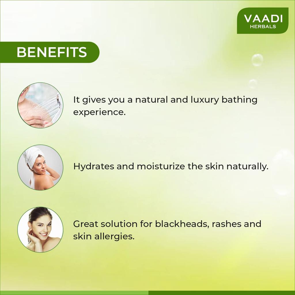 Vaadi Herbals Divine Sandal Bath Soap Bars Pack Of 6 X 75 g Each Gentle Cleansing Bar For Smooth Radiant Skin Daily Bath