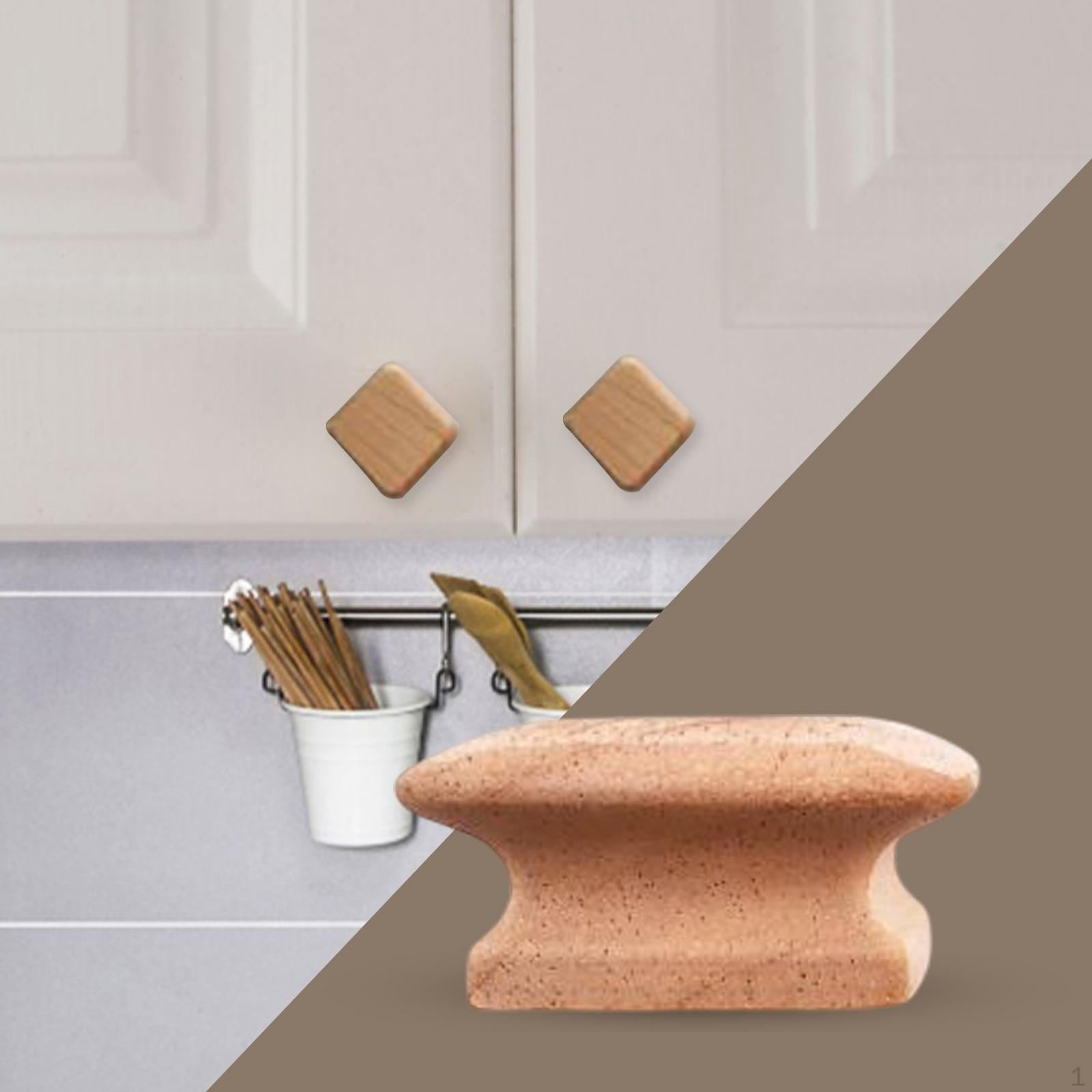 

Wood Furniture Knobs Pulls, Minimalist Practical Easy Install, Decorative Drawer Knob for Dresser