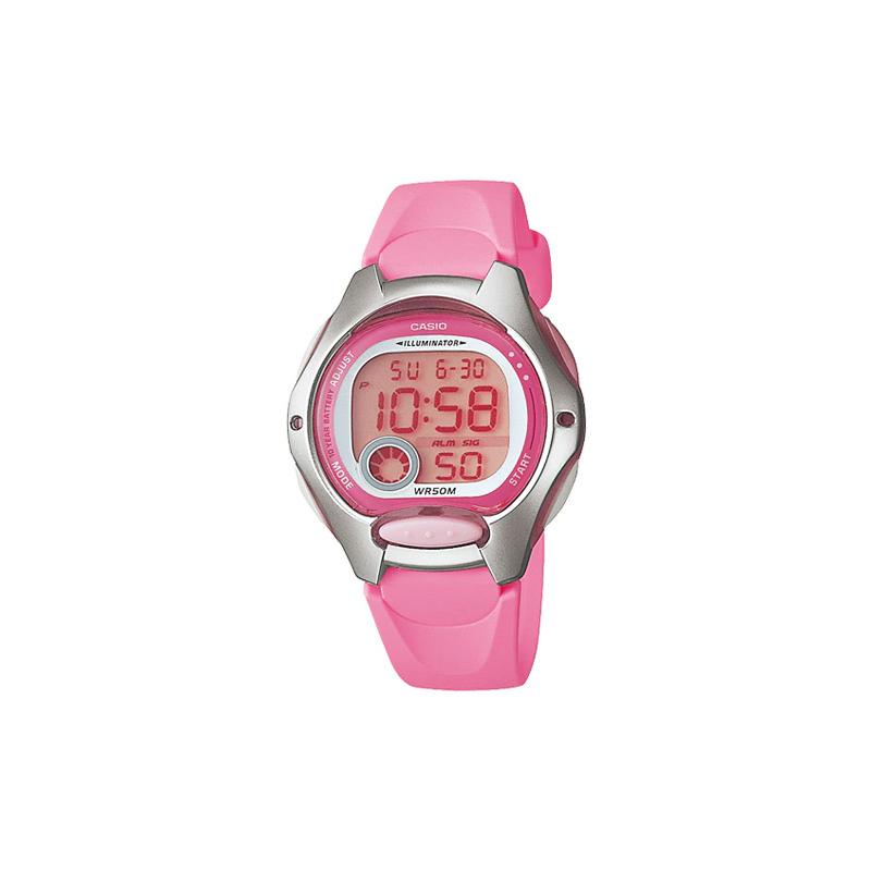 Casio DIGITAL Series-Disc Retro Trendy Fashion 10-Year Battery 50 Meter Waterproof Movement Quartz Movement Resin Strap Japanese and LW-200-4BVDF