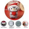 Cute Animal Wool Felt Penguin DIY Material Package Handmade Craft Needle Felting Kit Non-finished Doll Felt Poked Kitting Set