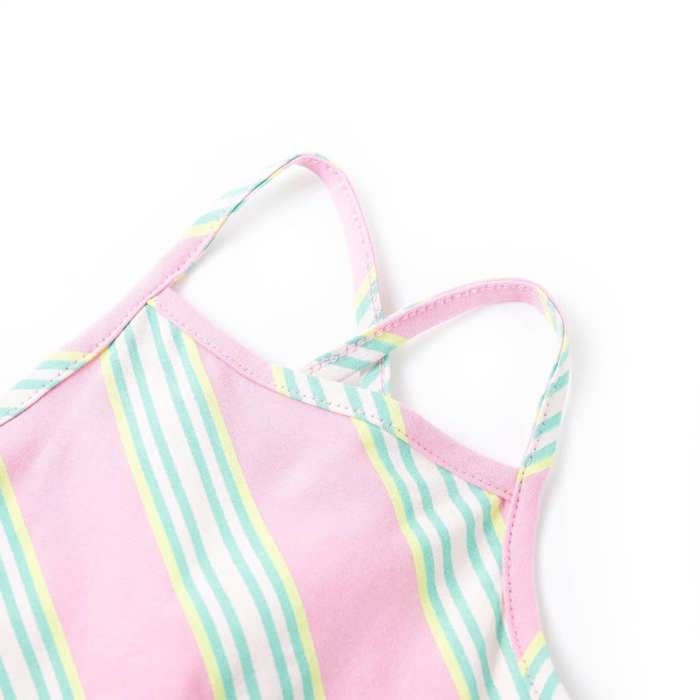 Robe pour enfants avec cordon de serrage sans manches rose 92/104/116/128/140