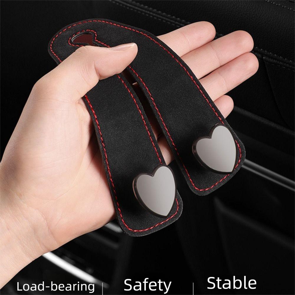 Double Hook Car Rear Seat Hanger Universal Rear Seat Phone Holder 2in1 Back Seat Organizer  Bag