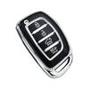 4 Buttons Tpu Car Key Cover For Hyundai Ix35 Ix45 I10 I30 I40 Tucson Santa Fe Rena Sonata Elantra Creta Anti-Loss Keychain