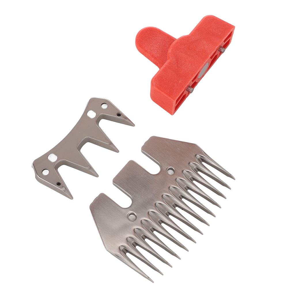 Fårklippmaskin Ersättningsblad Professionella Rostfria Klippblad för Får Alpackor Getter 13