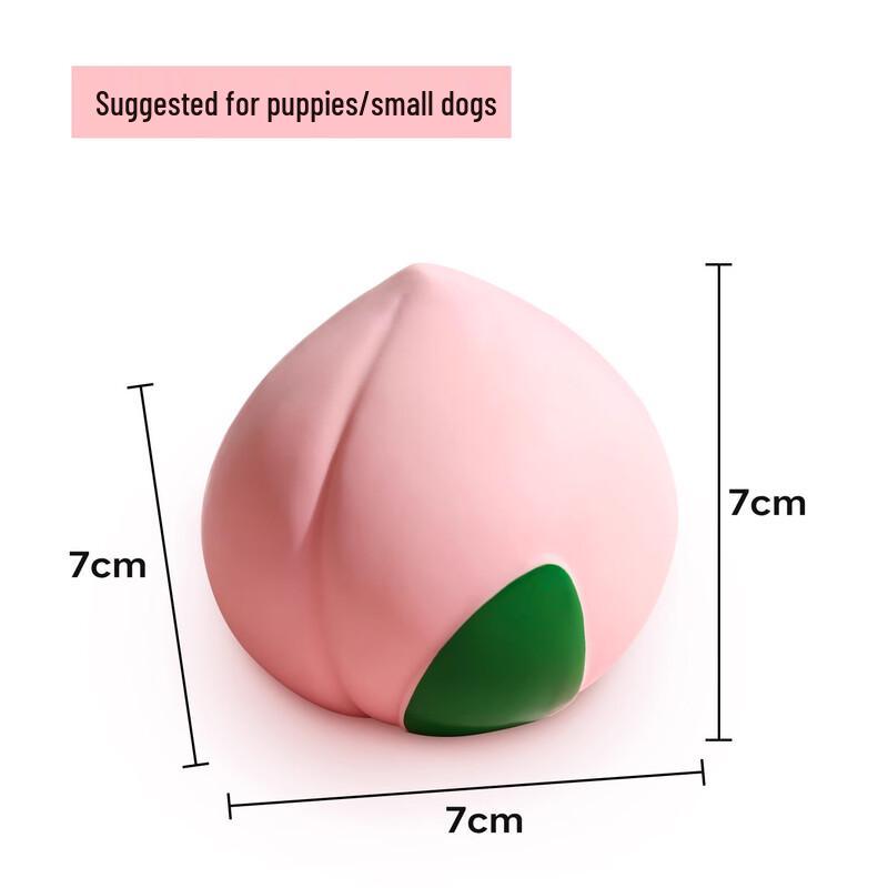Hoopet Latex Peach Squeaky Toy