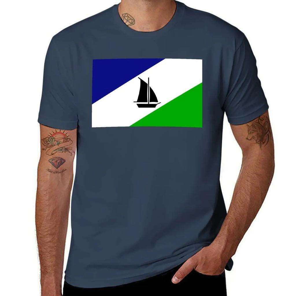 Flag of Puerto Montt, Chile T-Shirt graphic t shirts tees men graphic t shirts