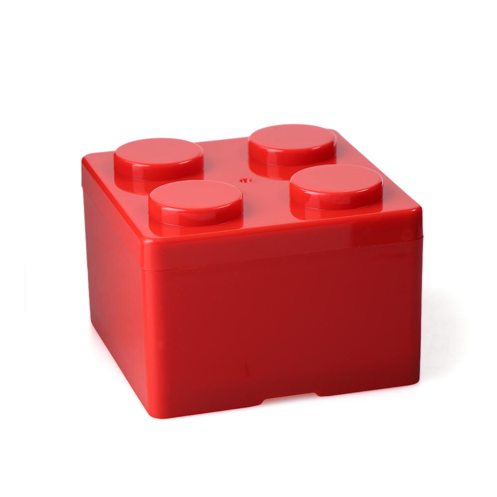 Hot Organizer Office Storage Box Plastic Building Block Shapes Desktop Container