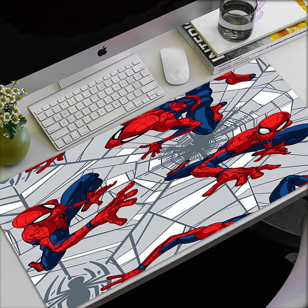 Spider Man Theme Mouse Pad, Non Slip Rubber Base, Multifunctional Office & Home Decor, Perfect for Workspace Personalization.