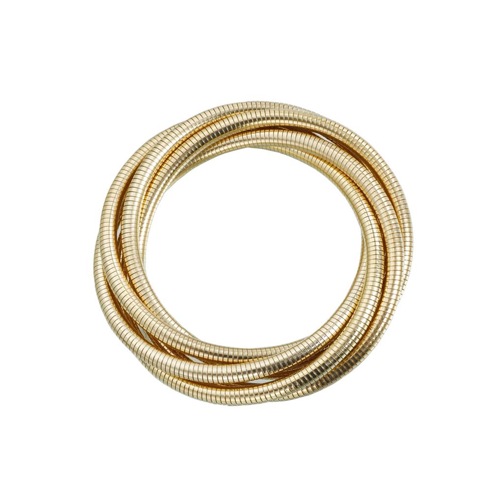 Retro Snake Bone Chain Multi-layer Stacked Bracelet, Personalized Advanced Function Wind Elastic Bracelet