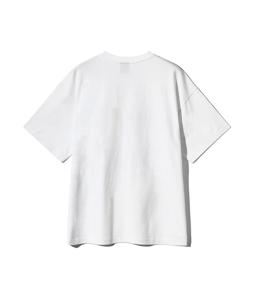 GAKKAI UNIONS Bunny Drawing Short Sleeve T-Shirt White