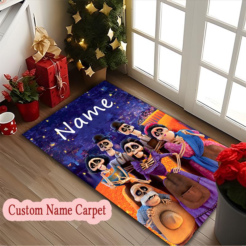[Darth Vader Stormtroopers Galactic Print Carpet] Custom Name Area Rug, Kitchen Farmhouse Decorative Floor Mat
