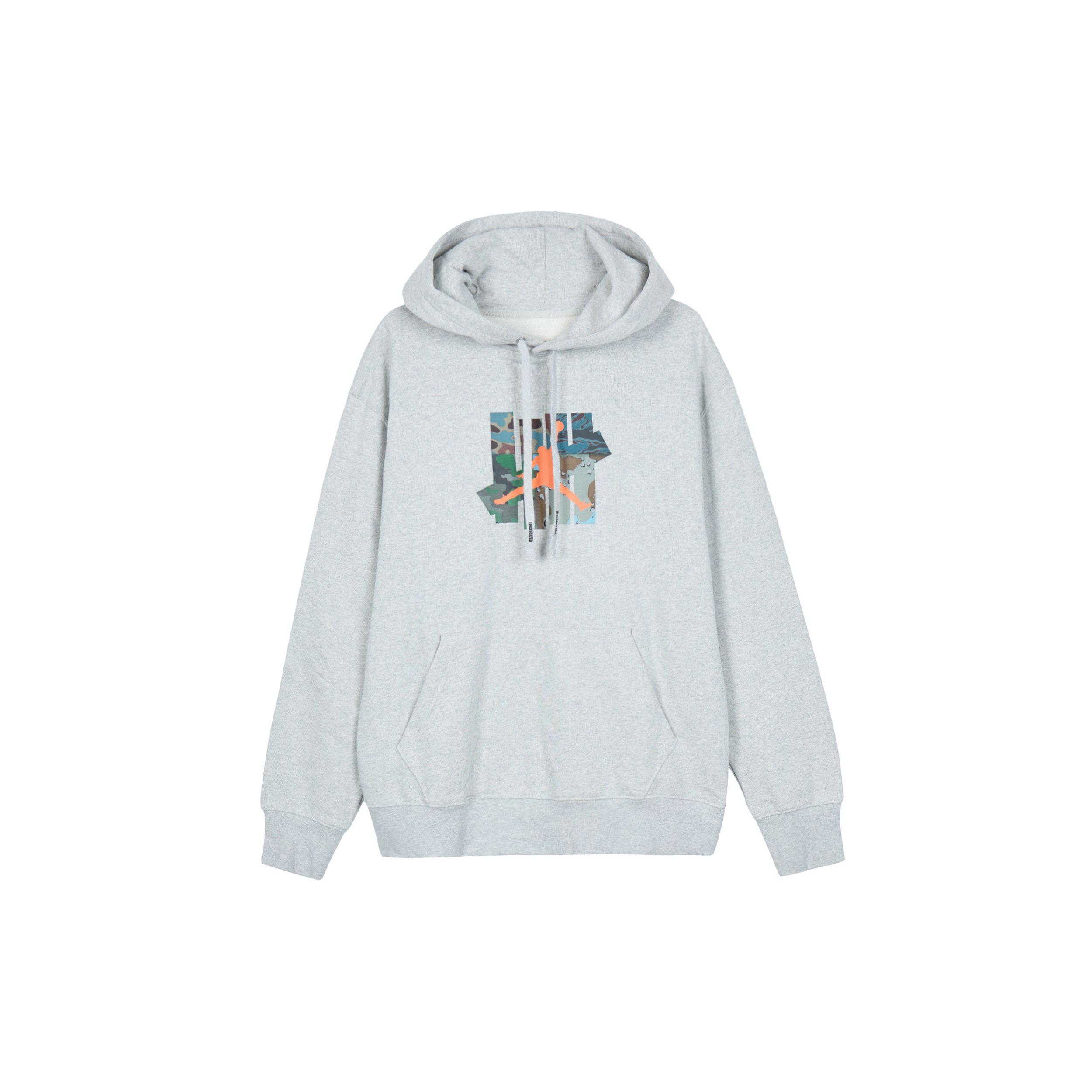 Jordan x UNDEFEATED Fleece Hoodie Grey Men s DX4300-050 S