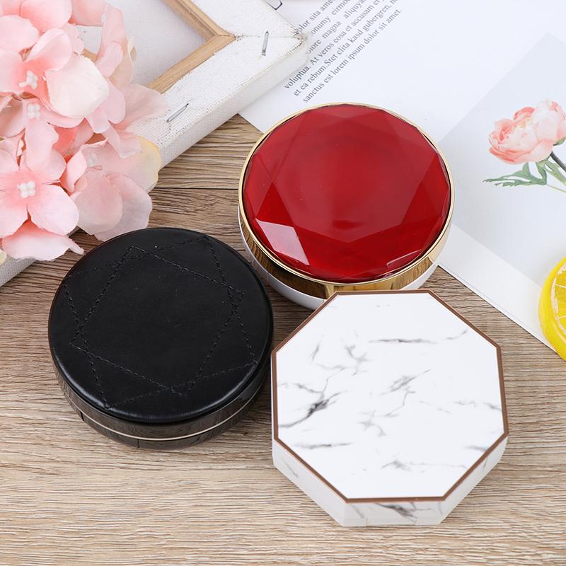 15ml prázdný vzduchový polštářek Puff Box Nádoba na CC krém na přebalování Pouzdro na houbu Zrcátko