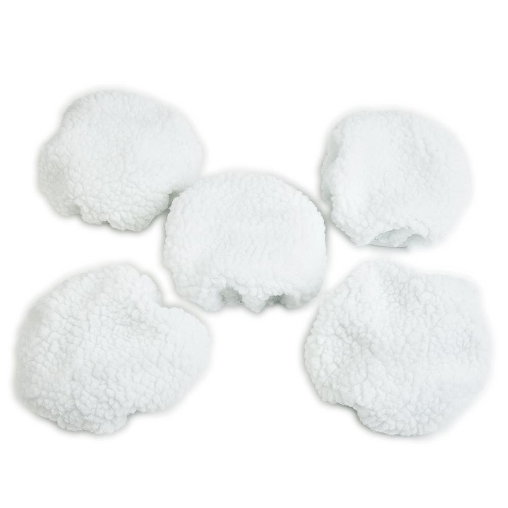 Cushion Car Polishing Pads 5-6 5-6 Polishing Waxing Buffer Waxing Tool White Excellent Finish Bonnet Washable Excellent finish