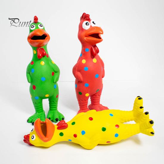 Dog Toy Pet Screaming Chicken Squeeze Sound Chew Latex Chewing Training Supplies