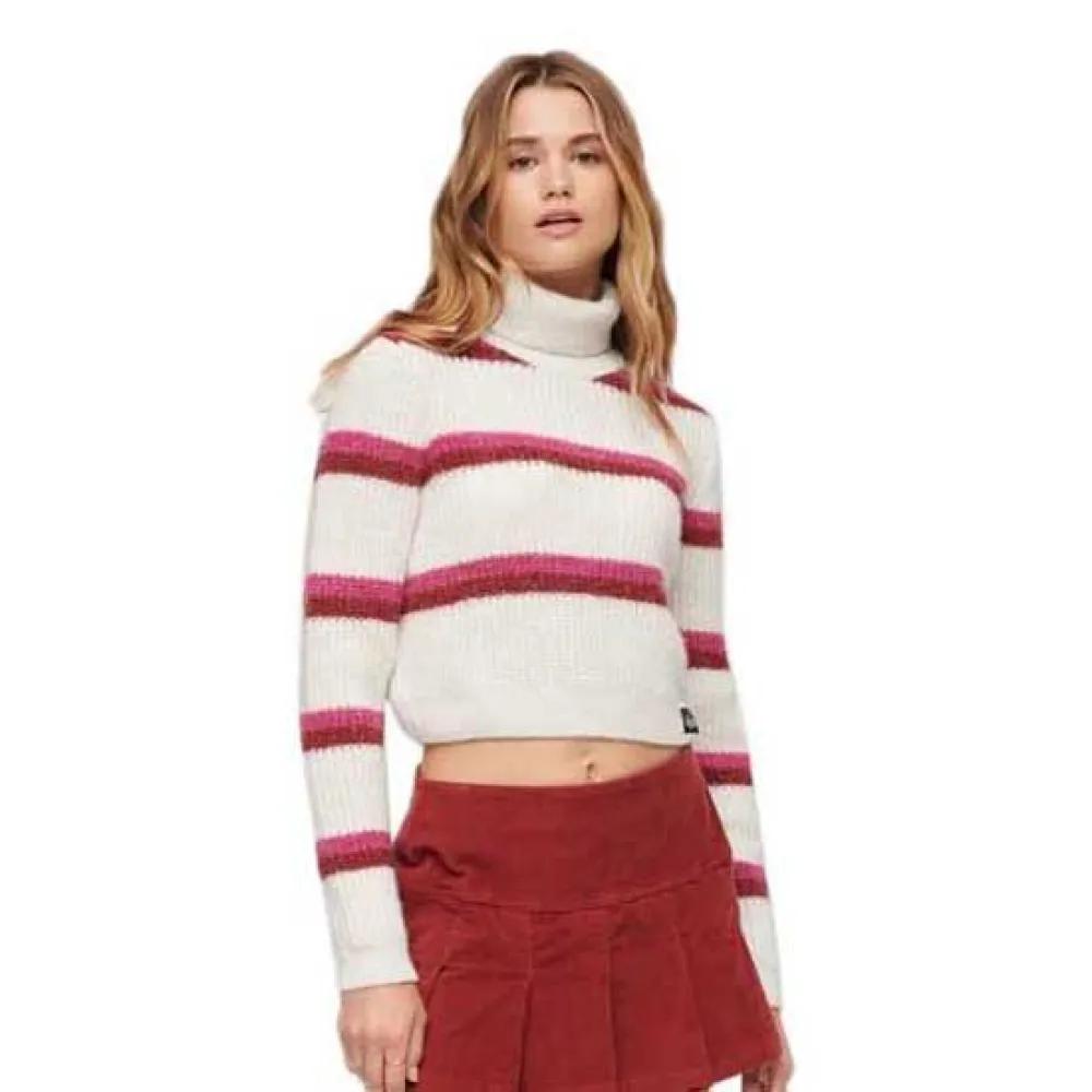 

Superdry Свитер с высоким воротом Stripe Crop L