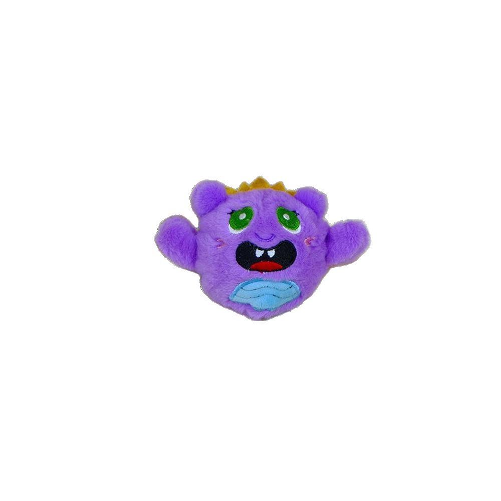 Pet plush prick ball toy cute monster big eyes resistant to biting and throwing interactive self-hi dog toy decompression and boredom