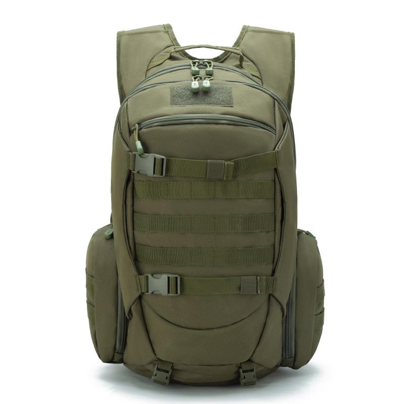 Taktischer Rucksack für den Außenbereich, 50L Fassungsvermögen, Strapazierfähiger Wanderrucksack, Groß, Mehrere Fächer, Militärstil, Umhängetasche für Camping, Trekking, Radfahren