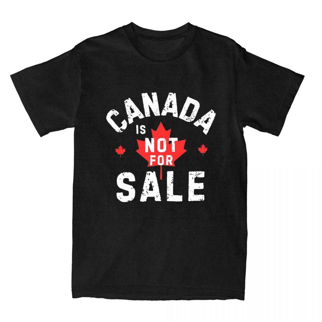 CANADA IS NOT FOR SALE T-Shirt Harajuku T-Shirts Short Sleeve Y2K Funny Tshirt Summer Cotton O-Neck Plus Size 5XL Tees