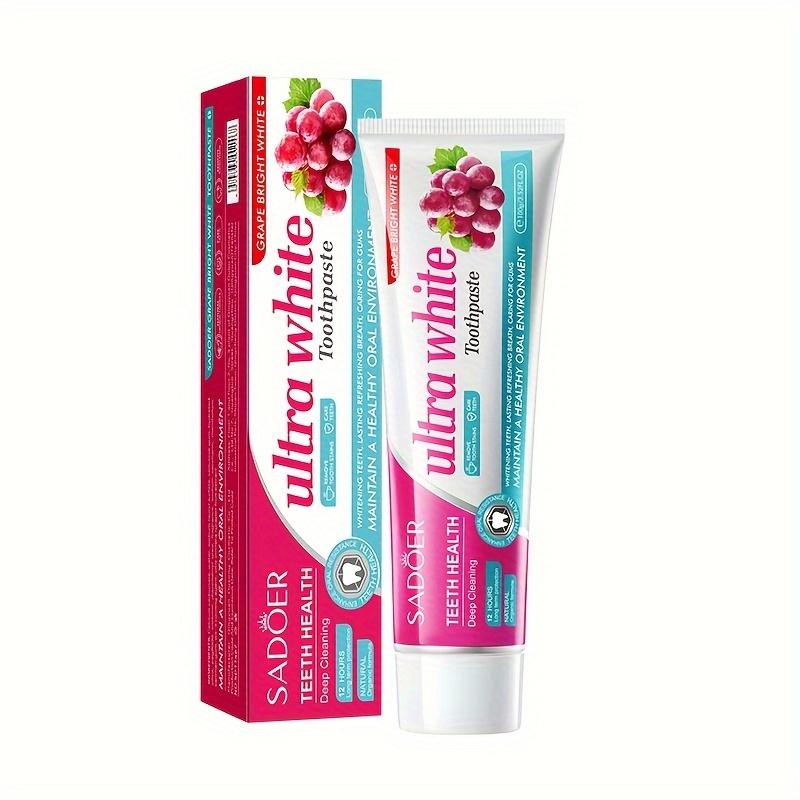 100gGrape Whitening Toothpaste, Fresh Breath, Clean The Mouth,Remove Tooth Dirt By Brushing Teeth,Brighten Teeth and Care for Gums Portuguese Ointment