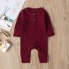Fall Jumpsuit Newborn Baby Cotton Boys Girls Jumpsuit Tracksuit Overalls Long Sleeve Baby Newborn Clothes