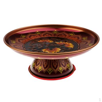 Style Alloy Fruit Tray Buddha Altar Pedestal
