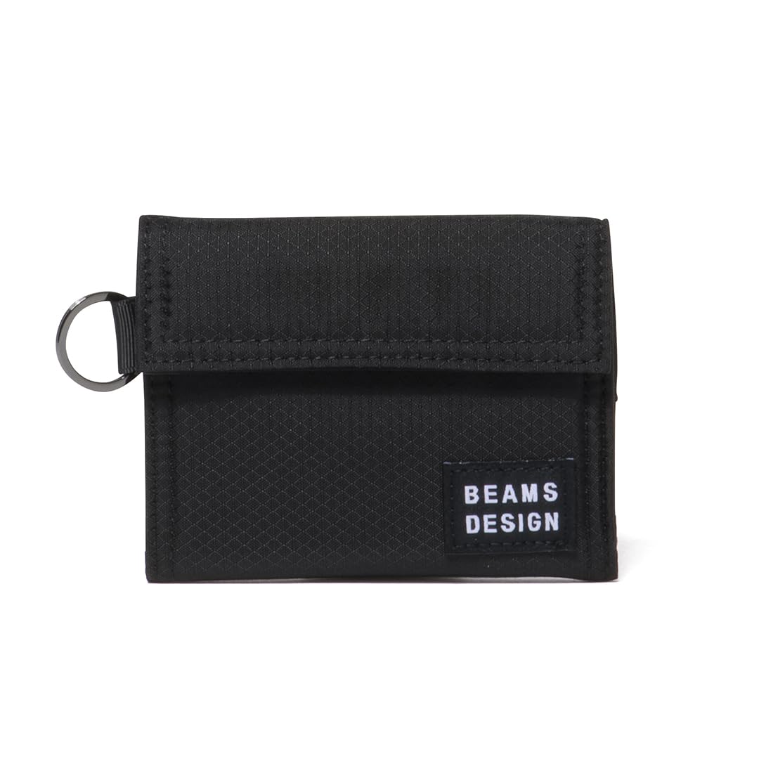 BEAMS DESIGN One BMMW6JS3 Агрессивный складной кошелек, Черный, Размер, чёрный