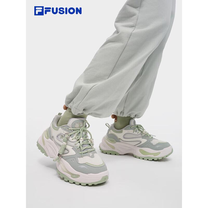 FILA FUSION Women s Candy Sole Platform Dad Sneakers 37.5