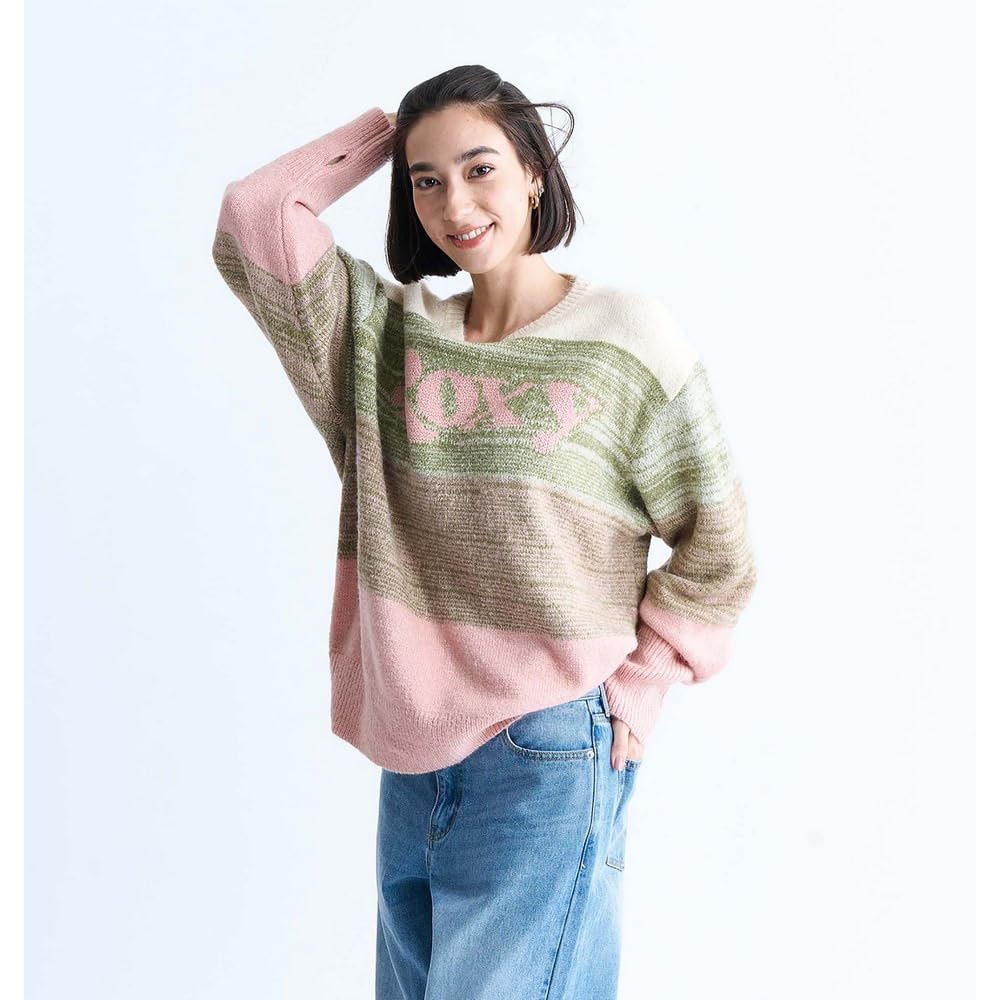 Roxy Regular Fit Crew Neck Pullover Pink Women's Sweater,