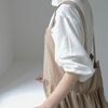 Cotton Kitchen Apron Adjustable Straps Cooking Apron Multifunctional Korean Style Apron  Painting