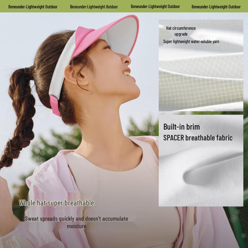 Beneunder DS566 Women's Outdoor Sun Visor Hat