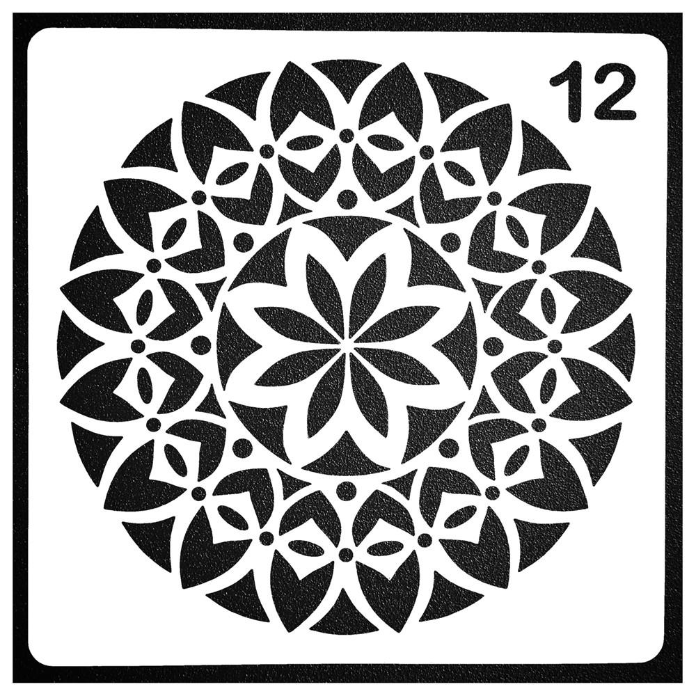 Hollow Round Mandala Auxiliary Layering Stencils For Walls Painting Scrapbooking Stamp Album Decor Embossing Paper Card Template
