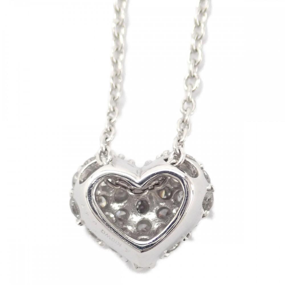 no brand  Necklace K18 white gold Women