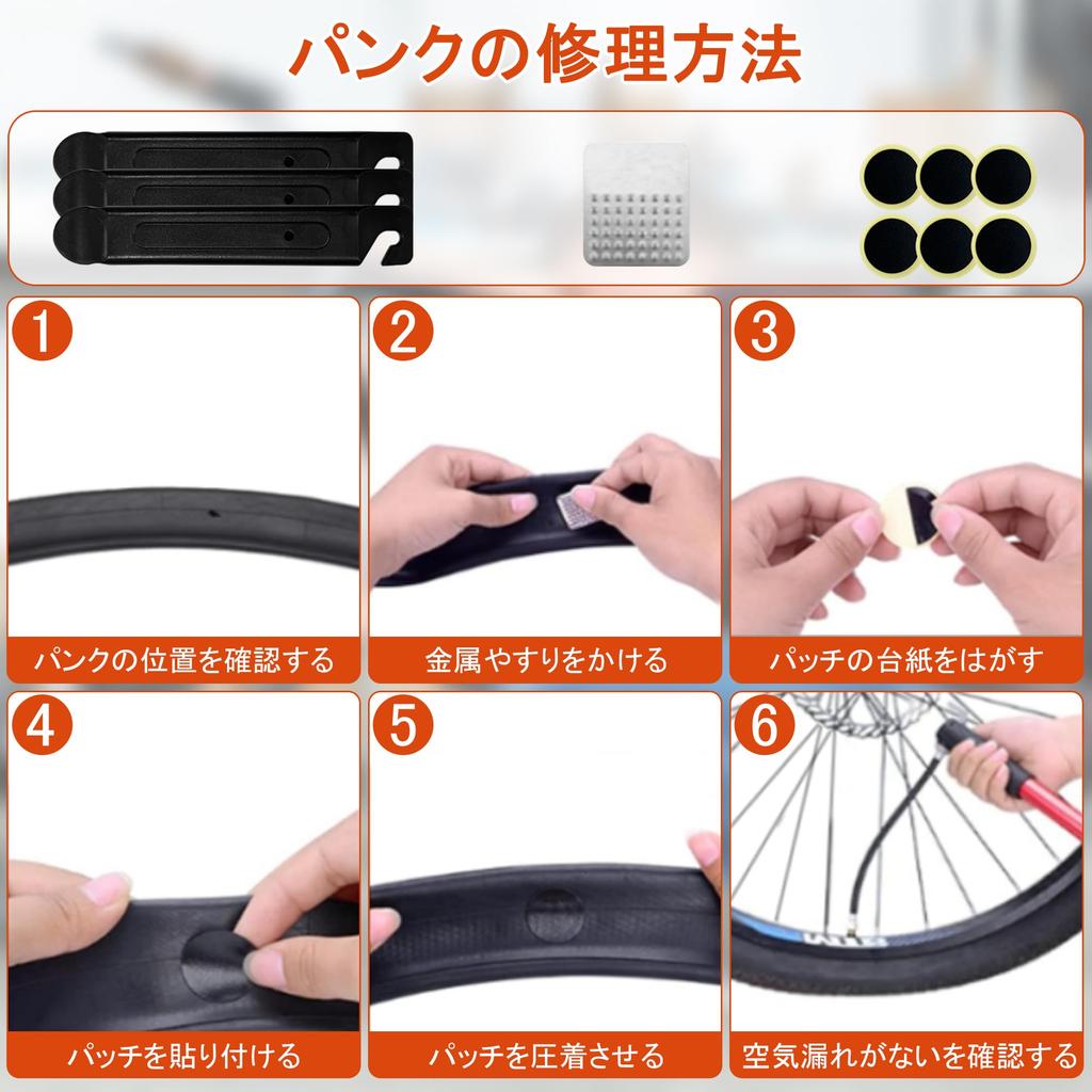 Kanoki Bicycle with Taillight Puncture Repair and Tire Easy To Compatible with Road and Mountain Bike Saddlebag/Frame Bag, Waterproof, 1.2L Capacity,