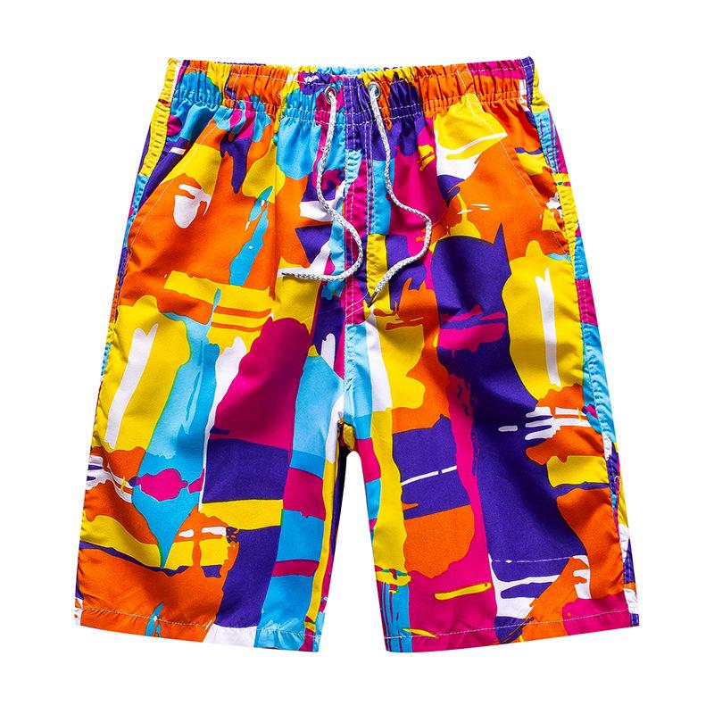Unisex Outdoor Beach Pants - Couple's Casual Loose-Fit Five-Point Shorts