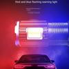 FLSTAR FIRE Strong Light 3 LED Flashlight USB Rechargeable Built-in Battery Waterproof Lantern with Pen Clip and Tail Magnet
