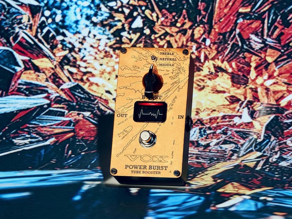 VOX POWER BURST Booster Compact Guitar Effect Pedal with Nutube and Valvenergy 2nd VE-PB