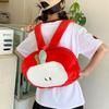 Soft Fruit Doll Shoulder Bag Kawaii Student Schoolbag Cartoon Fruit Plush Backpack  Kid Girl Boy
