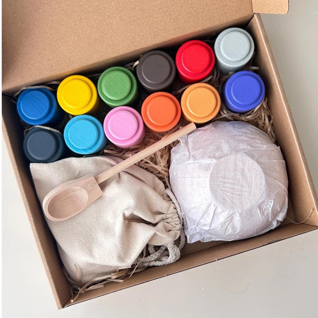 Tasses de tri de couleurs Montessori: Jouets d'Éveil pour Enfants de 1 à 2 Ans